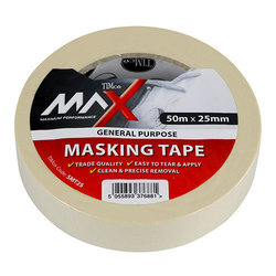 TIMco TIMco Max Masking Tape - 50m x 25mm - 1 EA - Roll