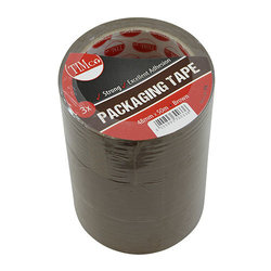 TIMco Packaging Tape - Brown - 50m x 48mm - 3 PCS - Roll Pack