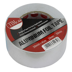 TIMco Aluminium Foil Tape - 45m x 50mm - 1 EA - Roll