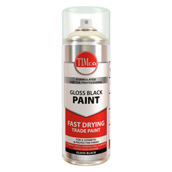 TIMco Finishing Paint - Gloss Black - 380ml - 1 EA - Can
