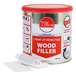 TIMco 2 Part Wood Filler - White - 770ml - 1 TIN - Tin