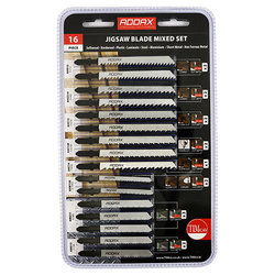 TIMco Jigsaw Blade Mixed Set - 16pcs - T-SET16 - 16 PCS - Pack