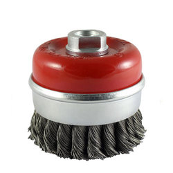 TIMco Threaded Cup Brush-Twist - 100mm - 1 EA - Blister Pack