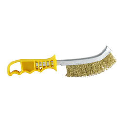 TIMco Yellow Handle Wire Brush Brass - 255mm - 1 EA - Unit