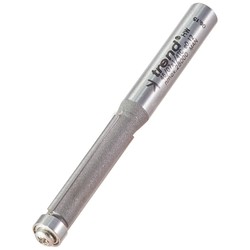 Trend 46/07X1/4TC Guided trimmer 6.3mm diameter 25.4mm length