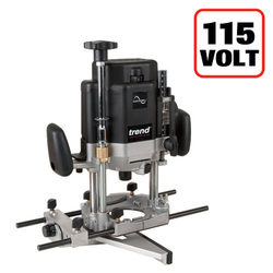 Trend T11ELK Trend T11 110volt 1/2in collet Router - powerful 2000 watt motor and user friendly adjustments for high end performance in hand held work and additional features for table work