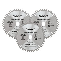 Trend CSB/160/3PK 160mm diameter Craft saw blade triple pack