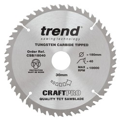 Trend CSB/18030 Craft saw blade 180mm x 30 teeth x 30mm