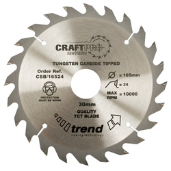 Trend CSB/18430 Craft saw blade 184mm x 30 teeth x 16mm