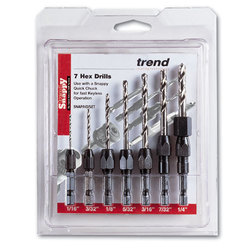 Trend SNAP/D/SET Trend Snappy 7 Piece imperial drill set