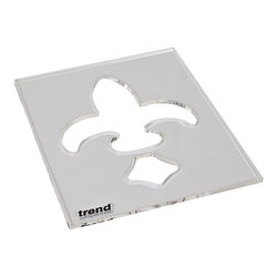 Trend TEMP/IN/FDL Template inlay fleur de lys
